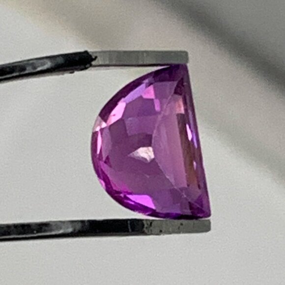 Fancy Moon Cut Boysenberry Sapphire - Picture 12 of 16